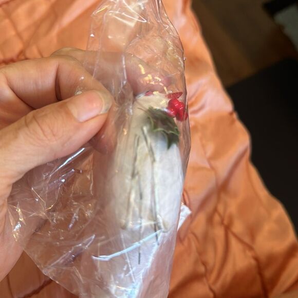 Vintage new in packaging white feathered bird Christmas decoration/ornament - Picture 9 of 9